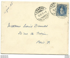 116 - 68 - Enveloppe Envoyée De Genève 1905 - Brieven En Documenten