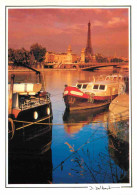 75 - Paris - La Seine Et Ses Bords - Loin Des Embouteillages L'onde Paisible De La Seine - Bateaux - CPM - Voir Scans Re - La Seine Et Ses Bords