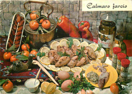 Recettes De Cuisine - Calmars Farcis - Gastronomie - CPM - Voir Scans Recto-Verso - Ricette Di Cucina