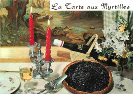 Recettes De Cuisine - Tarte Aux Myrtilles - Gastronomie - CPM - Carte Neuve - Voir Scans Recto-Verso - Ricette Di Cucina