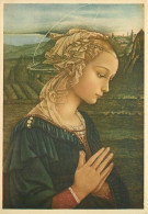 Art - Peinture Religieuse - Fra Filippo Lippi - La Vergine In Adorazione - Particolare - La Vierge En Adoration ( Détail - Gemälde, Glasmalereien & Statuen