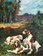 Art - Peinture - Charles-Olivier De Penne - Relais De Chiens De Chasse - Carte Neuve - CPM - Voir Scans Recto-Verso - Malerei & Gemälde