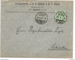 1 - 43 - Enveloppe Envoyée De Zürich 1904 - Brieven En Documenten