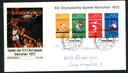 Bund Block 8 FDC Olympiade 1972 München - Sonstige & Ohne Zuordnung