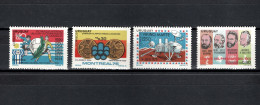 Uruguay 1976 Space, Football Soccer World Cup, Olympic Games Montreal, Viking, Nobel Prize Set Of 4 MNH - Amérique Du Sud