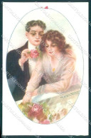 Artist Signed Santino Lady Romantic Couple Serie 141-1 Postcard VK9243 - Autres & Non Classés