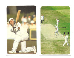 EH52 - CRICKET CARDS - MIKE BEARLEY - TERRY ALDERMAN - Otros & Sin Clasificación