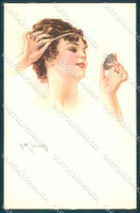 Artist Signed Simonetti Fashion Glamour Lady Serie 260-2 Postcard VK9082 - Autres & Non Classés