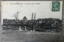 CPA VILLERS BRETONNEUX 80 Vue Générale Vers Le Château - Villers Bretonneux