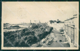 Livorno Città Viale Regina Margherita Tram Cartolina WX1580 - Livorno