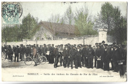 ROMILLY SUR SEINE - Sortie Des Ateliers Du Chemin De Fer De L'Est - Romilly-sur-Seine