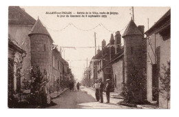 89 AILLANT SUR THOLON - Concours Du 8 Septembre 1935 Route De Joigny - Sépia - Aillant Sur Tholon