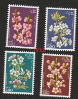 Année 1977-N°679/682 Neufs**MNH  : Fleurs D'arbres - Algerije (1962-...)