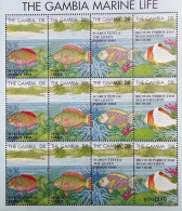 Gambia 1995, The Gambia Marine Life, MNH Sheetlet - Gambia (1965-...)