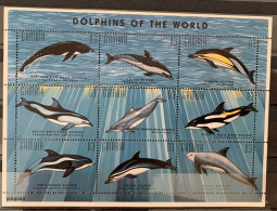 Gambia 1996, Dolphins Of The World, MNH S/S - Gambie (1965-...)