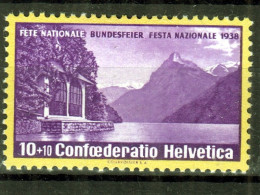 Switzerland / Helvetia / Schweiz / Suisse 1938 ⁕ Tellskapelle "Pro Patria" Mi.326 ⁕ 1v MH - Ungebraucht