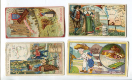 Lot De 4 Chromos Chocolat SUCHARD Series Divers  165 234 306  BERY BOURGES - Suchard