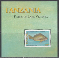 2005 Tanzania Fish Of Lake Victoria Souvenir Sheet MNH - Tansania (1964-...)