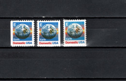 USA 1988 Space, Earth 3 Stamps MNH - USA