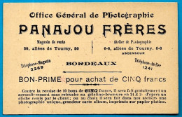Bon-Prime Office Général De Photographie PANAJOU FRERES Allées De Tourny 33 BORDEAUX - Publicidad