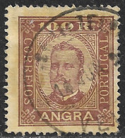 Angra – 1892 King Carlos 100 Réis Used Stamp - Angra