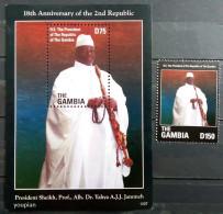 Gambia 2012, 18 Years Of The Second Republic, MNH S/S And Single Stamp - Gambie (1965-...)