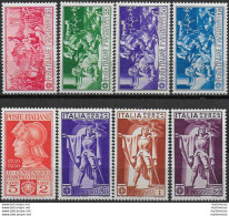 1930 Italia Ferrucci 8v. Bc MNH Sassone N. 276/80+A - Sonstige & Ohne Zuordnung