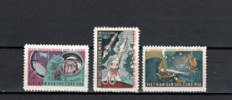 Vietnam 1962 Space, Vostok 3 And 4, Set Of 3 MNH - Asia