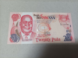 Billete Botswana, 20 Pula, Año 2008, UNC - Botswana