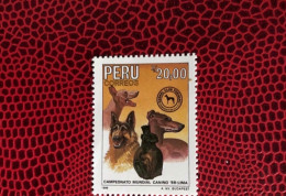 PÉROU PERU 1988 1v Neuf MNH ** Mi 1383 Pets Cane Chien Dog Perro Hund - Hunde