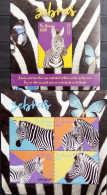 Gambia 2018, Zebras, Two MNH S/S - Gambia (1965-...)