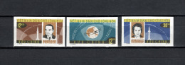 Vietnam 1964 Space, Vostok 5 And 6 Set Of 3 Imperf. MNH - Asien