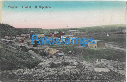 227154 ARGENTINA PATAGONIA CHUBUT GAYMAN VISTA PARCIAL POSTAL POSTCARD - Argentinië