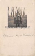 2 CARTES PHOTO SAINT AVOLD  OFFICIERS Et SOUS OFFICIERS UNIFORME CASQUE A POINTE JUMELLES - Saint-Avold