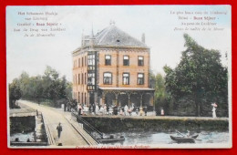 CPA 1907 Lanklaer, Dilsen-Stokkem. Hôtel Gasthof  "Beau Séjour" - Dilsen-Stokkem