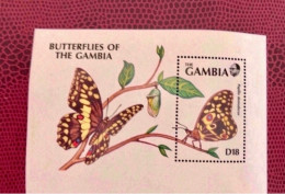 GAMBIE  2 Blocs Neuf MNH **  Farfalle Papillons Butterflies Mariposas Schmetterlinge GAMBIA - Vlinders