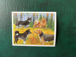 FINLAND 1989 Mi Bloc 5 Neuf MNH ** Cane Chien Dog Perro Hund Suomi Finland - Perros