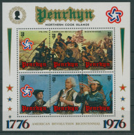 Cook-Inseln - Penrhyn 1976 200 Jahre USA Block 2 Postfrisch (C21739) - Penrhyn