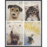 Australien 1991 Haustiere 1257/60 Postfrisch - Ungebraucht