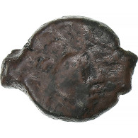 Rèmes, Bronze Au Cheval Et Aux Annelets, 80-50 BC, Potin, TB - Keltische Münzen