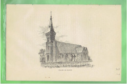 1900 EGLISE DE MANOU EURE ET LOIR PAR L ABBEE METAIS - Centre - Val De Loire