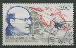 Frankreich 1988 Flugzeuge Konstrukteur Marcel Dassault 2637 Gestempelt - Used Stamps