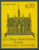 Frankreich 1995 Religiöse Kunst Heiliger Taurin Reliquienschrein 3070 Postfrisch - Ungebraucht