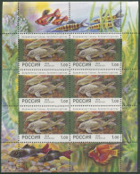 Russland 1998 Zierfische Fische Kleinbogen 648 K Postfrisch (C16852) - Blocks & Sheetlets & Panes