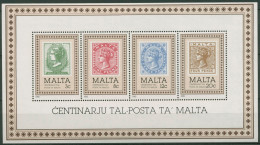 Malta 1985 100 Jahre Post Malta Block 8 Postfrisch (C90470) - Malte