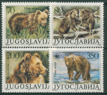 Jugoslawien 1988 WWF Tiere Braunbär 2260/63 Postfrisch - Ungebraucht