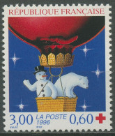 Frankreich 1996 Rotes Kreuz Schneemann Und Eisbär Im Ballon 3180 C Postfrisch - Nuevos