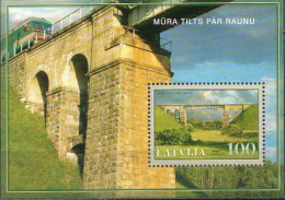 Latvia MNH SS - Puentes