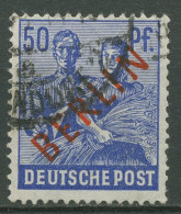 Berlin 1949 Rotaufdruck 30 Gestempelt, Zahnfehler (R19171) - Usados