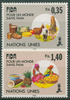 UNO Genf 1988 Landwirtschaft Ziegenhirte Obstverkäufer 162/63 Postfrisch - Ungebraucht